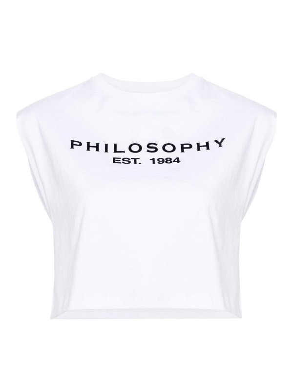 Philosophy di Lorenzo Serafini: Tops & Tank tops - Top with logo