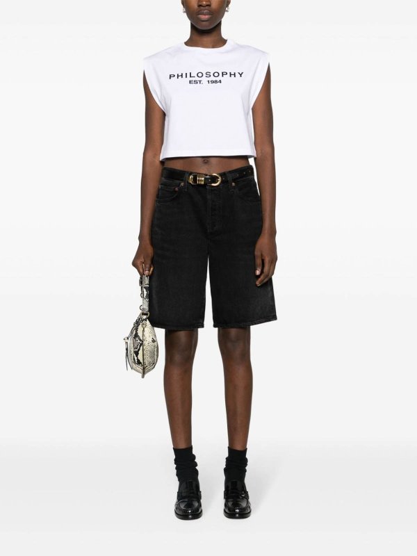 Philosophy di Lorenzo Serafini: Tops & Tank tops online - Top with logo