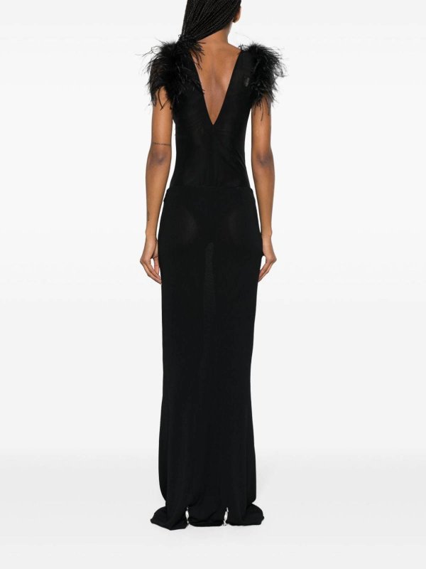 Pinko buy online Body con piume