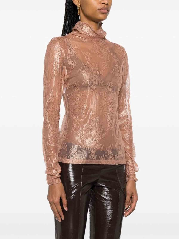 Pinko: Top e canotte online - Parte superiore in pizzo