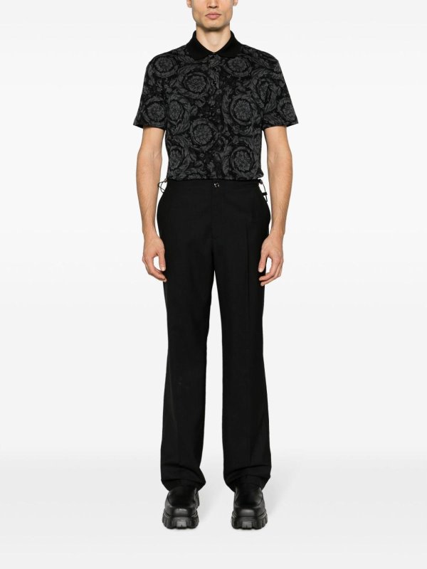 VERSACE buy online Polo shirt with pattern