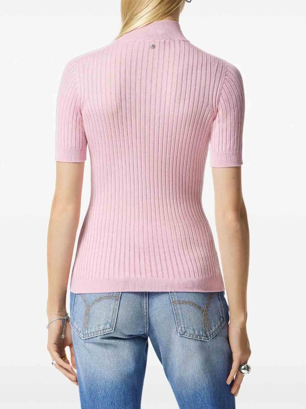 VERSACE: maglia collo rotondo online - Maglia a coste