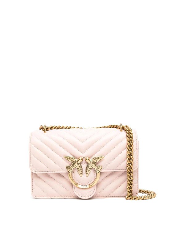 Pinko: cross body bags - Matelass effect bag