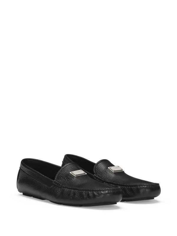 Loafers with logo shop online: DOLCE & GABBANA