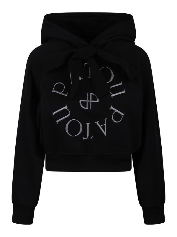 PATOU: スウェット＆セーター - スウェットシャツ/セーター - 黒