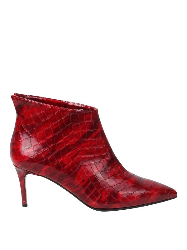 Anna F.: tronchetti - Stivaletti con effetto coccodrillo