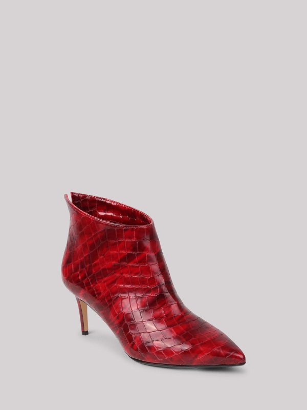 Anna F.: tronchetti online - Stivaletti con effetto coccodrillo