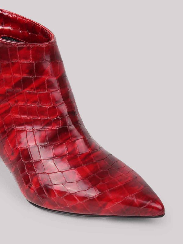 The Best Shops Anna F.: tronchetti - Stivaletti con effetto coccodrillo