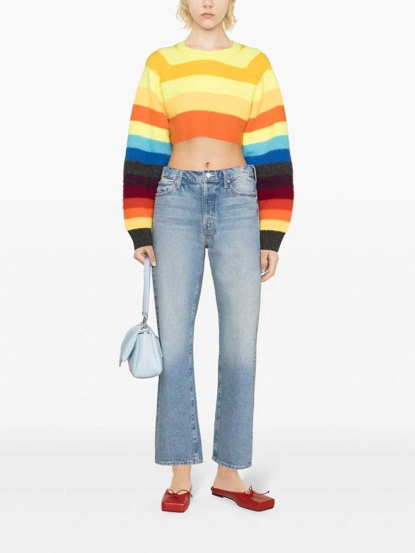 The Best Shops Mother: ブーツカットジーンズ - ブーツカットジーンズ - ライトブルー