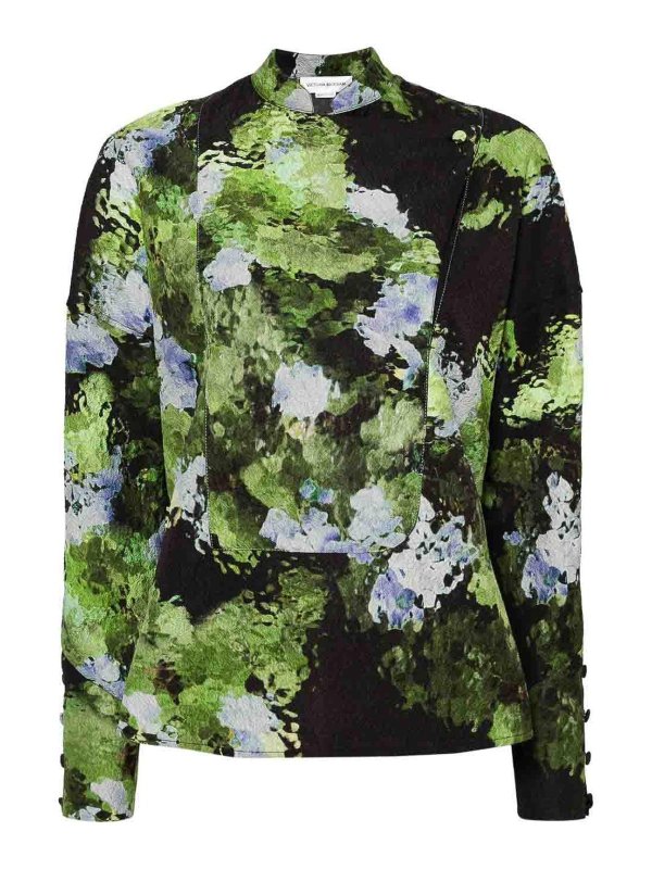 VICTORIA BECKHAM: シャツ - シャツ - 緑