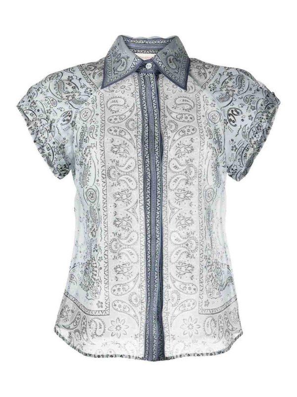 ZIMMERMANN: Blusen - Bluse - Hellblau