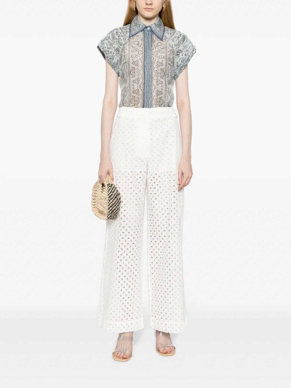 The Best Shops ZIMMERMANN: Blusen - Bluse - Hellblau