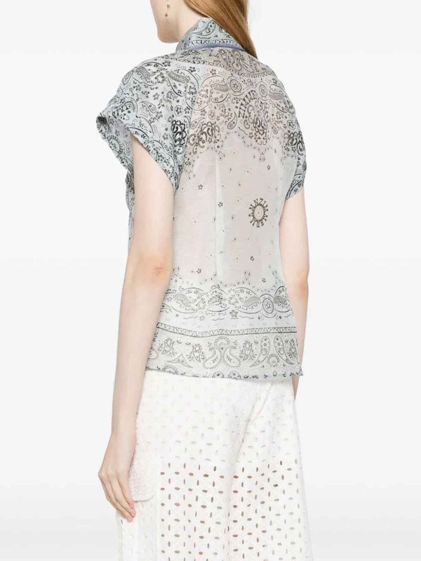 Bluse - Hellblau shop online: ZIMMERMANN