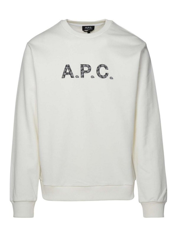 A.P.C.: Sweatshirts & Pulls - Sweat-Shirts - Blanc