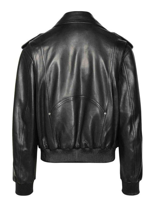 Balmain: Lederjacken online - Lederjacke - Schwarz