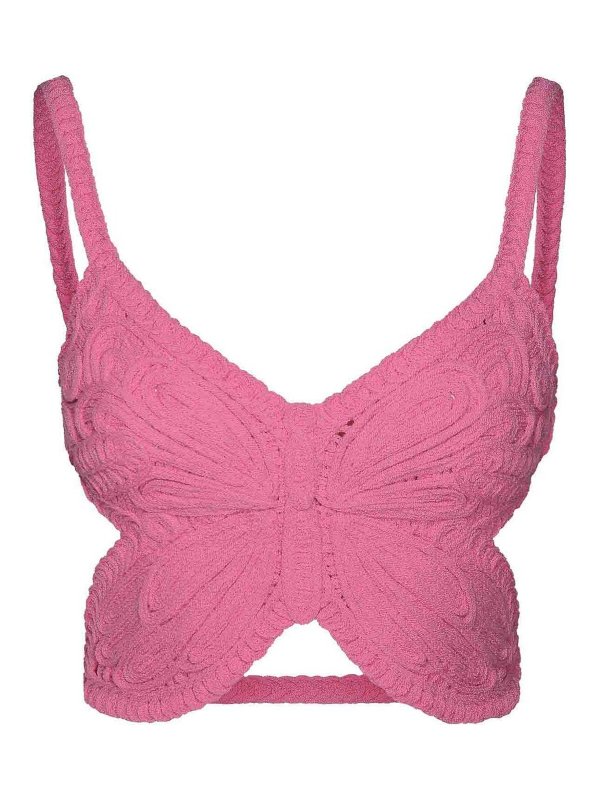 BLUMARINE: トップス＆タンクトップ - トップ/タンクトップ - ヌードカラー