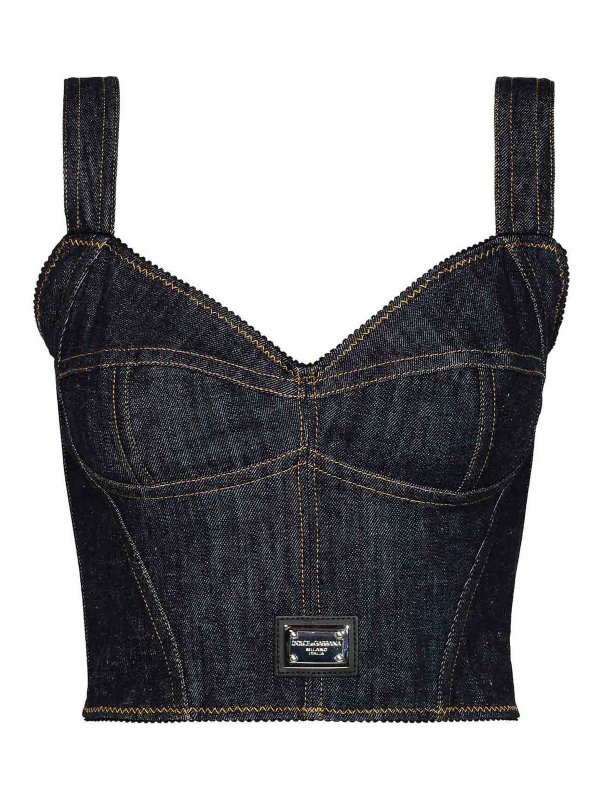 DOLCE & GABBANA: Tops & Tank tops - Denim Top