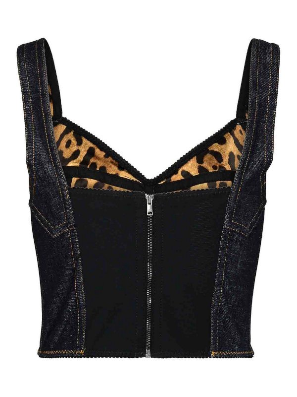 DOLCE & GABBANA: Tops & Tank tops online - Denim Top