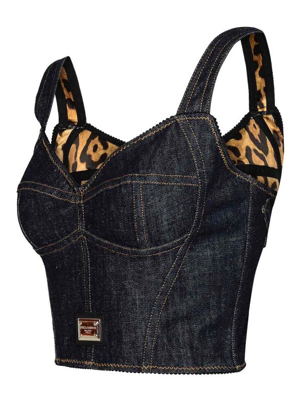 The Best Shops DOLCE & GABBANA: Tops & Tank tops - Denim Top