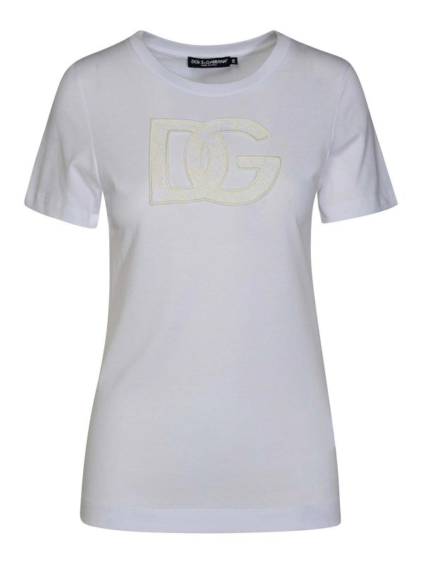 DOLCE & GABBANA: T-shirts - T-Shirt - Weiß