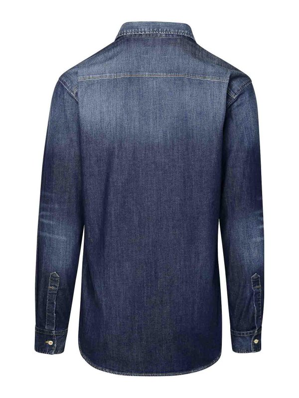 DSQUARED2: Hemden online - Hemd - Blau
