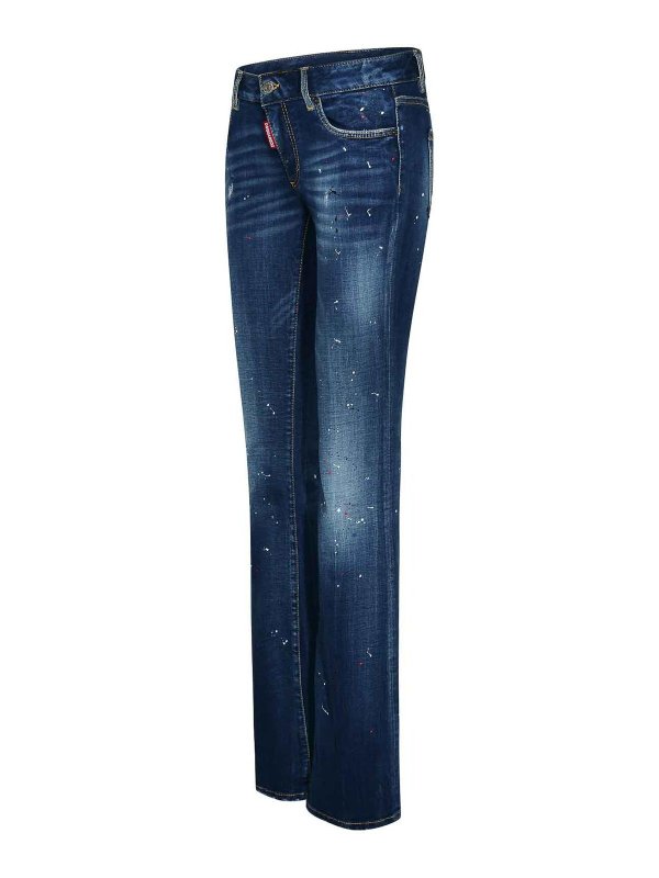 The Best Shops DSQUARED2: ブーツカットジーンズ - ブーツカットジーンズ - ブルー