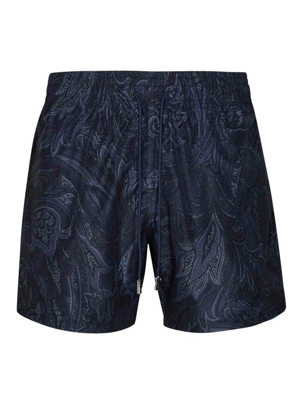 ETRO: Shorts de bain - Maillot De Bain - Bleu