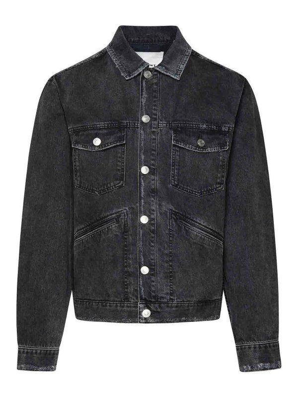 ISABEL MARANT: デニムジャケット - デニムジャケット - 黒