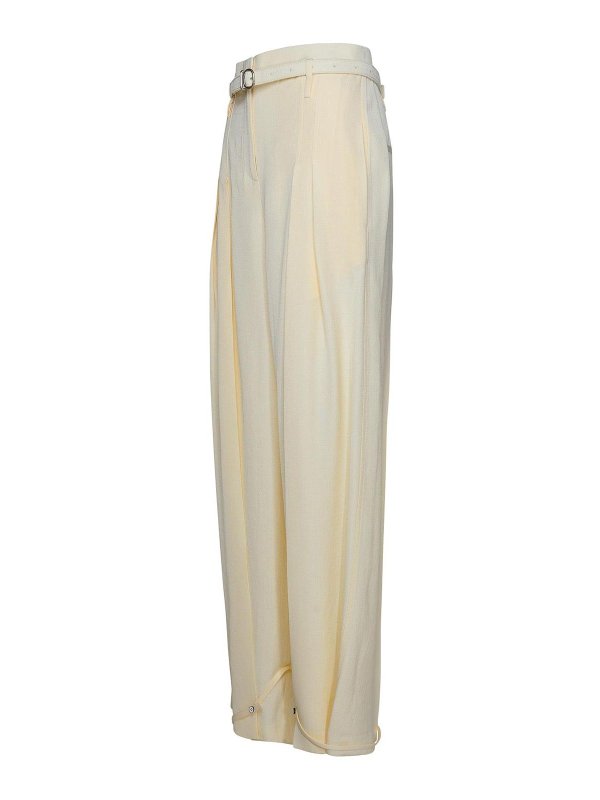 The Best Shops JIL SANDER: カジュアルトラウザー - カジュアルパンツ - クリーム