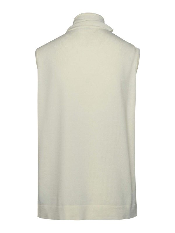 JIL SANDER: Tops & Débardeurs online - Top - Crème