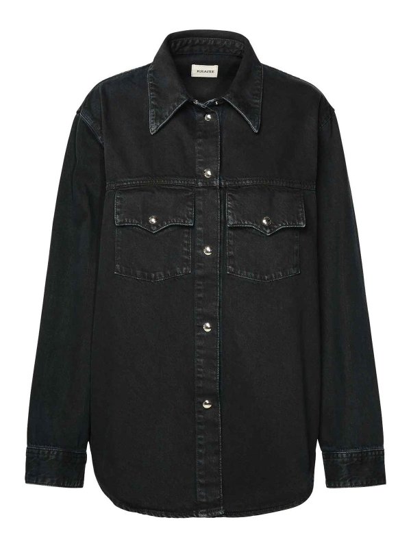 KHAITE: Camisas - Camisa - Negro