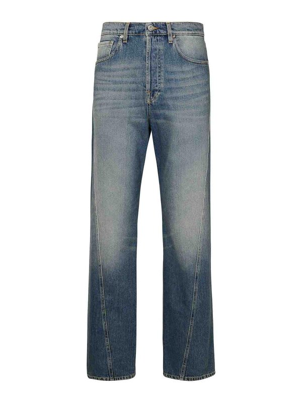 LANVIN: Bootcut - Bootcut Jeans - Hellblau