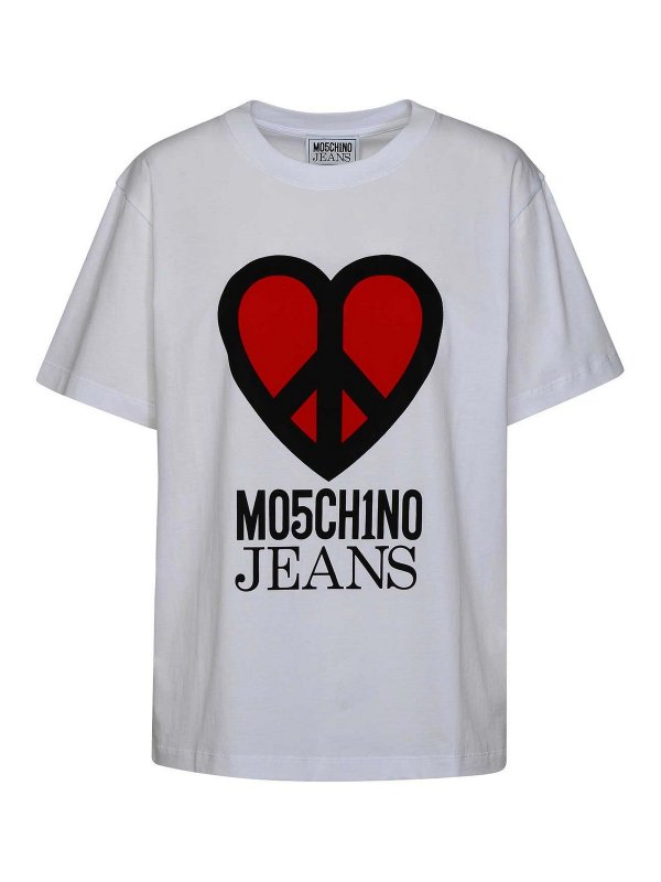 MOSCHINO: t-shirts - T-shirt logo