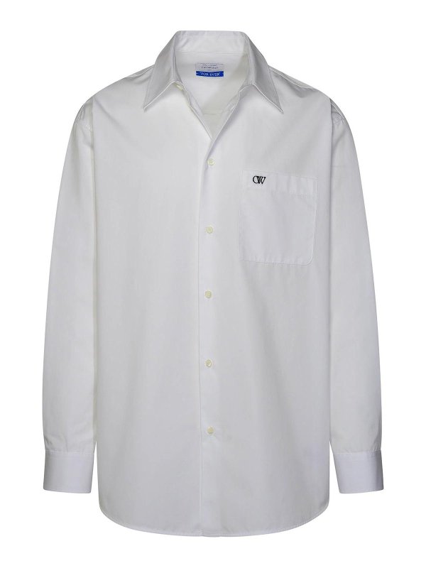 OFF-WHITE: Hemden - Hemd - Weiß