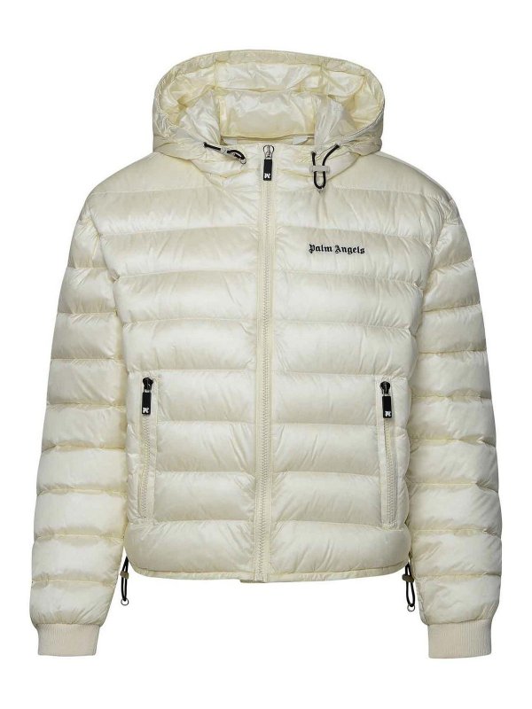 Palm Angels: padded jackets - Hooded down jacket