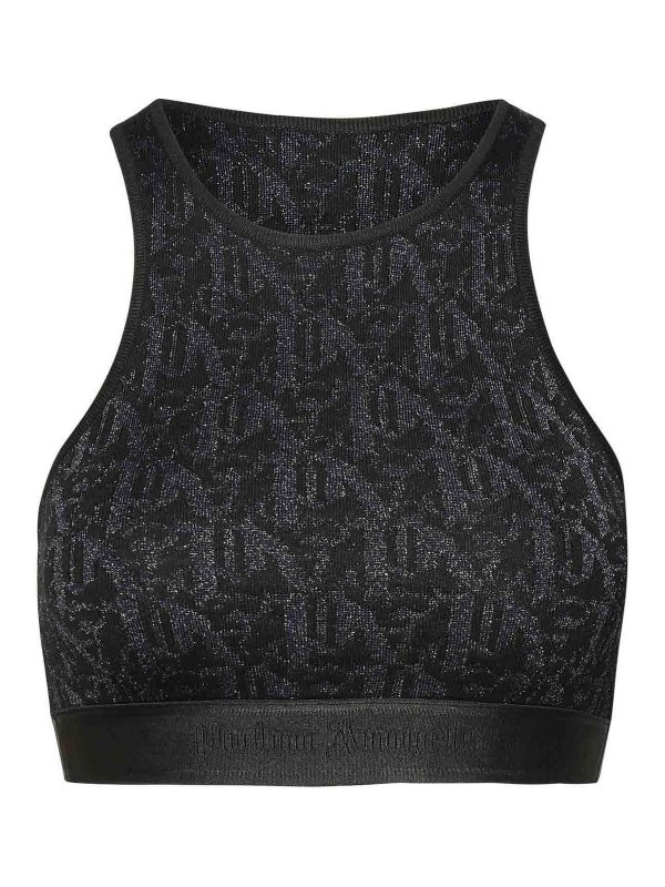 Palm Angels: Tops & Tank tops - Monogrammed top