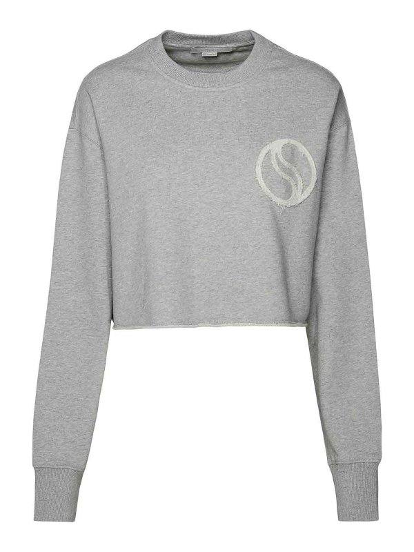 STELLA McCARTNEY: Sweatshirts und Pullover - Sweatshirt - Grau