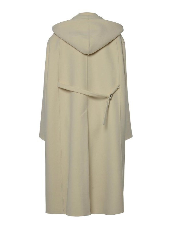 JIL SANDER: cappotti al ginocchio online - Cappotto bianco