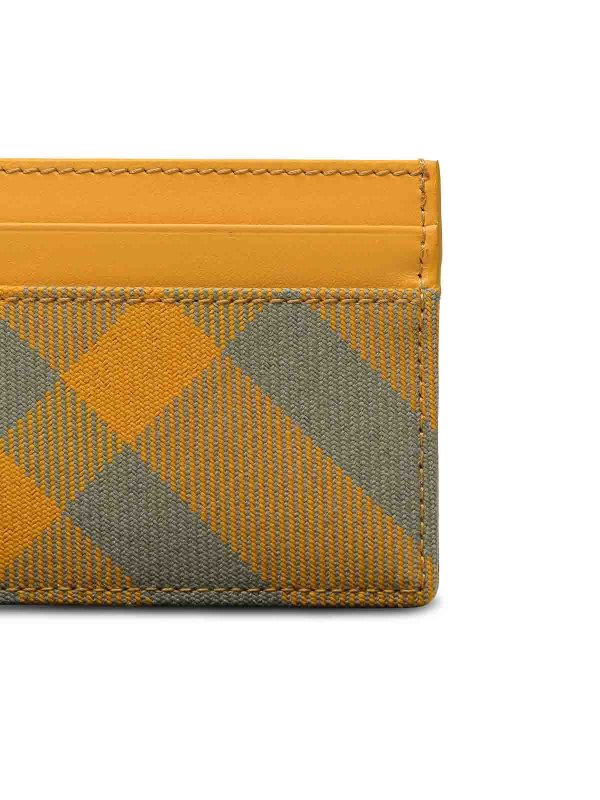 The Best Shops BURBERRY: wallets & purses - Checked card holder