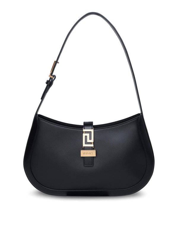 VERSACE: クロスボディバッグ - クロスボディバッグ - 黒