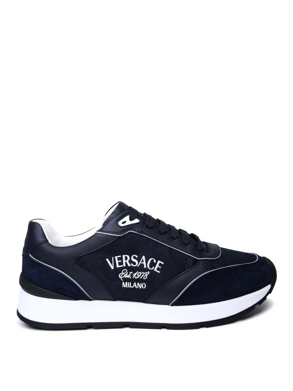 VERSACE: trainers - Leather Sneakers