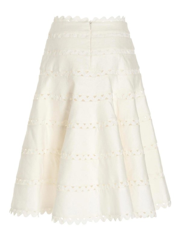 ZIMMERMANN: Knee length skirts & Midi online - Grosgrain detail skirt