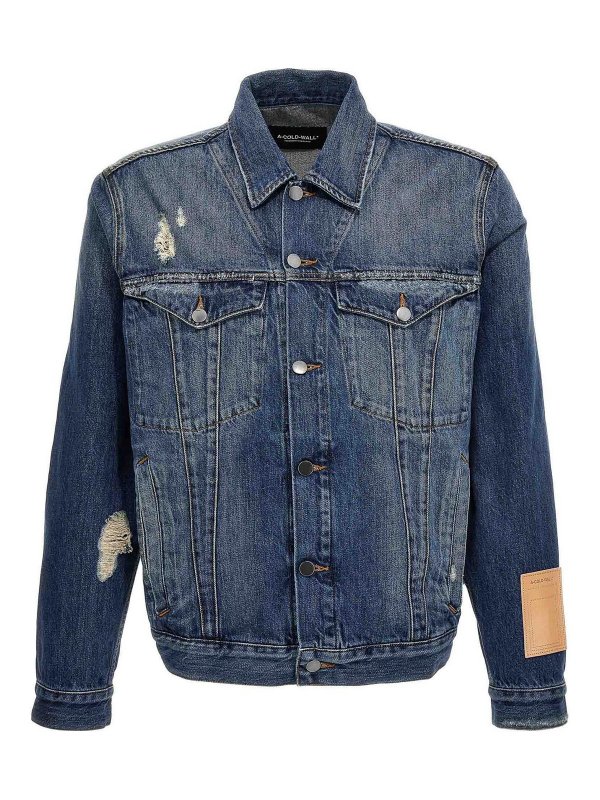 A-COLD-WALL*: denim jacket - foundry selvedge jacket