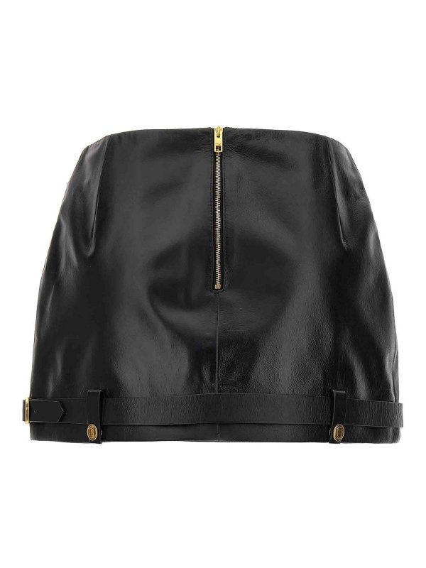 BALLY: Knee length skirts & Midi online - Leather mini skirt