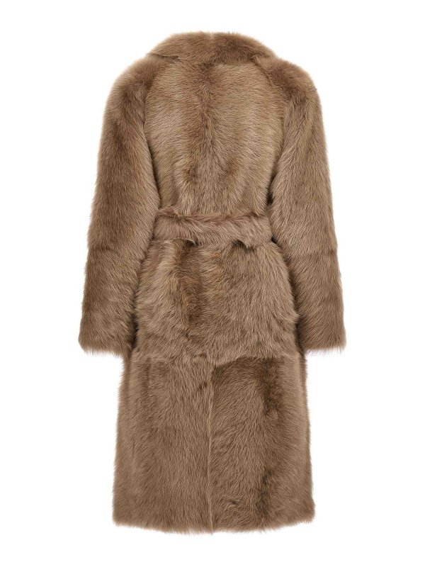 Blancha: 毛皮＆シアリングコート online - 毛皮/ムートンコート - ブラウン
