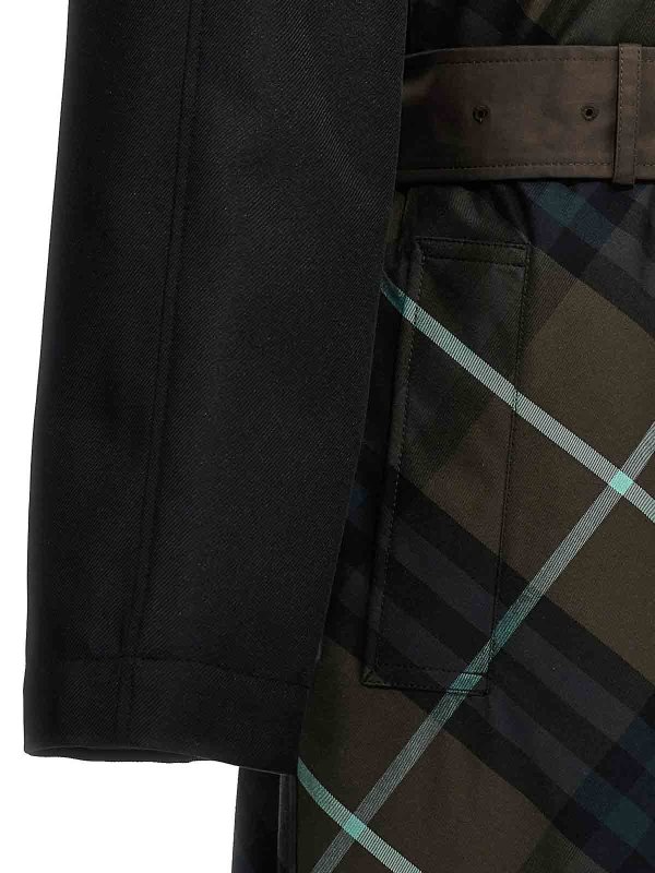 BURBERRY buy online Kurzer Mantel - Bunt