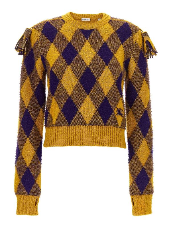 BURBERRY: maglia collo rotondo - maglione