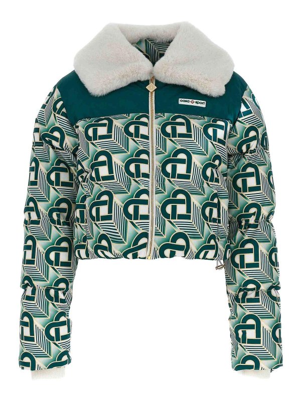 CASABLANCA: ダウン・ハイテクジャケット - ダウンジャケット - マルチカラー