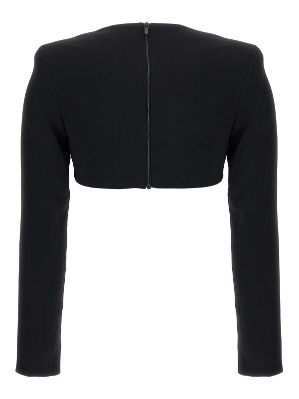 DAVID KOMA: Tops & Tank tops online - Top 3d crystsal chain and square neck