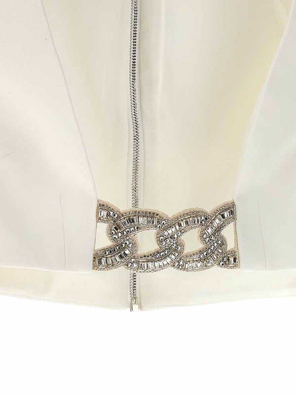 Top 3d crystsal chain and square neck shop online: DAVID KOMA